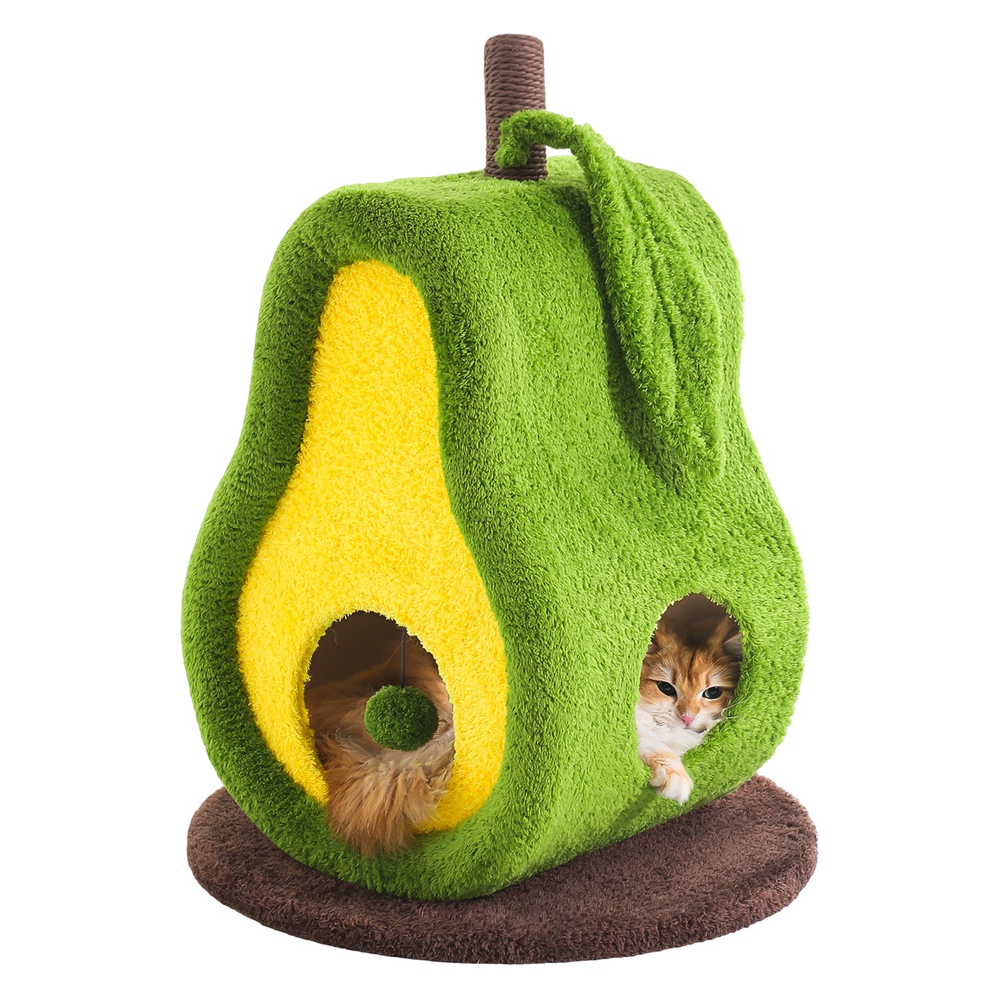 Xiamiao Avocado Cat Tree Tower for Indoor Cats, 30 in with Sisal Scratcher