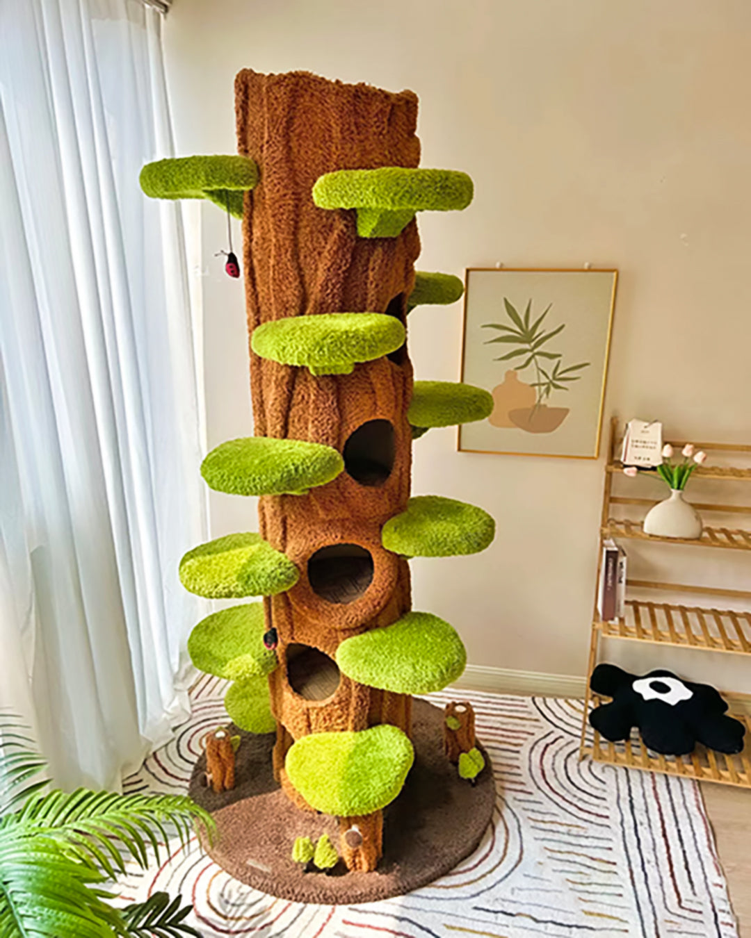 107 Inch Cat Tree Xiamiao Magic Forest Cat Tree Tower, 90 Inches Tall – xiamiaopets